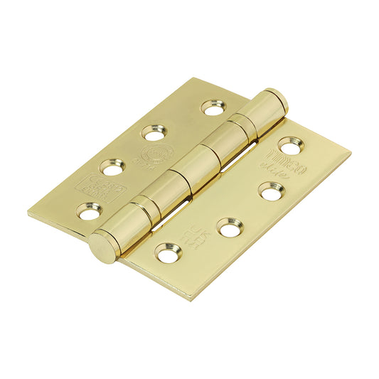Grade 13 Fire Door Hinges - Electro Brass Stainless Steel