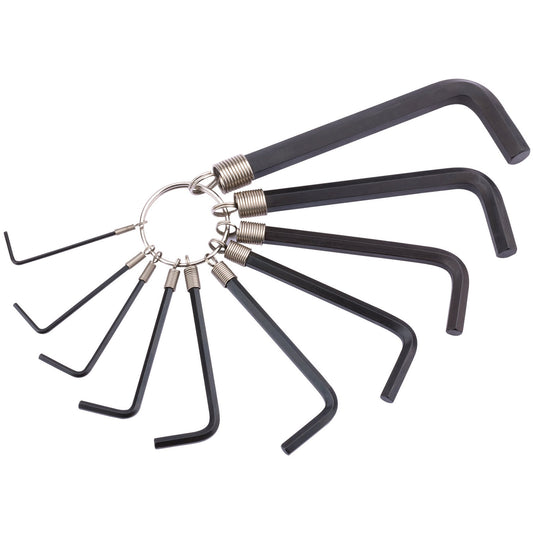 AF HEX KEY SET ON RING 10PC