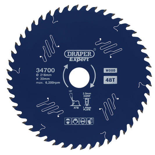 TCT SAW BLADE 216MM 48T