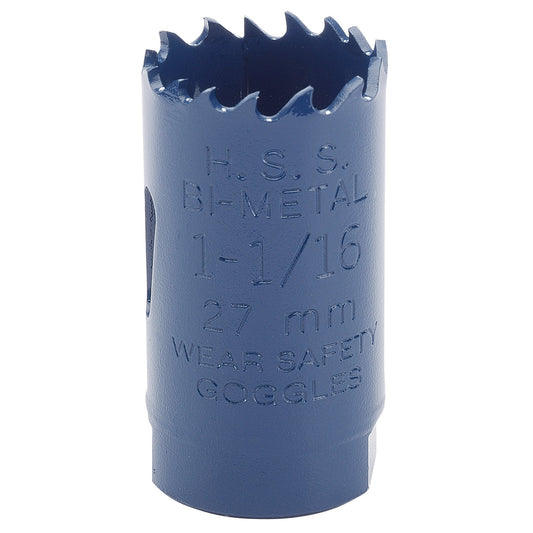 HSS BI-METAL HOLE SAW 27MM
