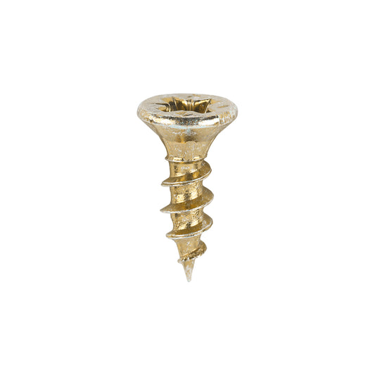 C2 Strong-Fix - PZ - Double Countersunk - Sharp Point - Yellow