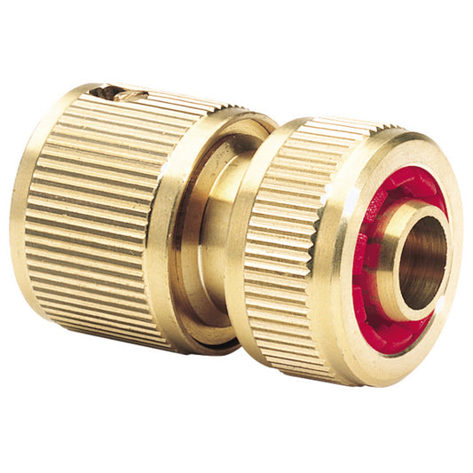 BRASS AUTOSTOP CONNECTOR 1/2
