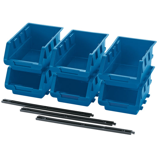 6PC STORAGE BIN SET