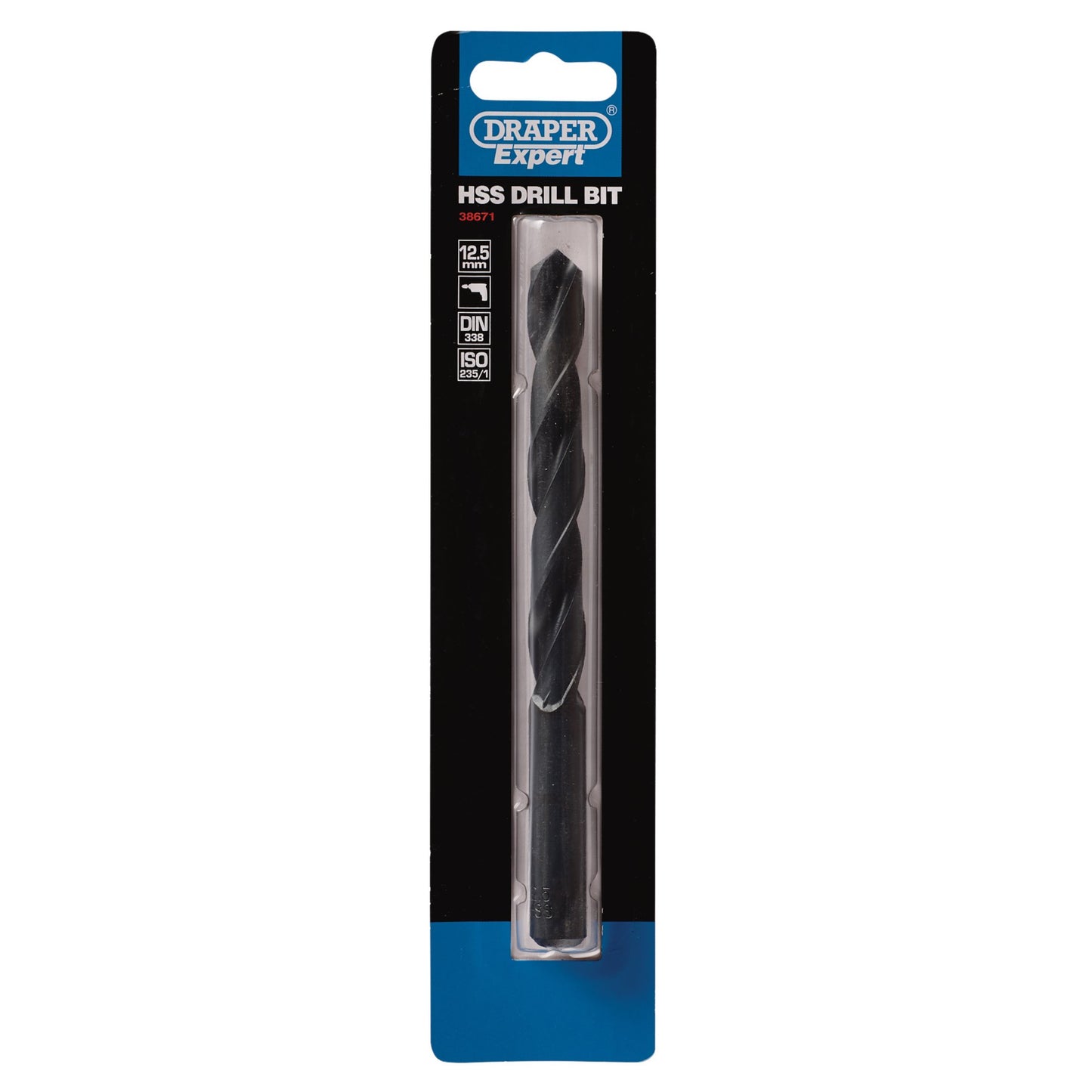 12.5MM HSS TWIST DRILL PCKD