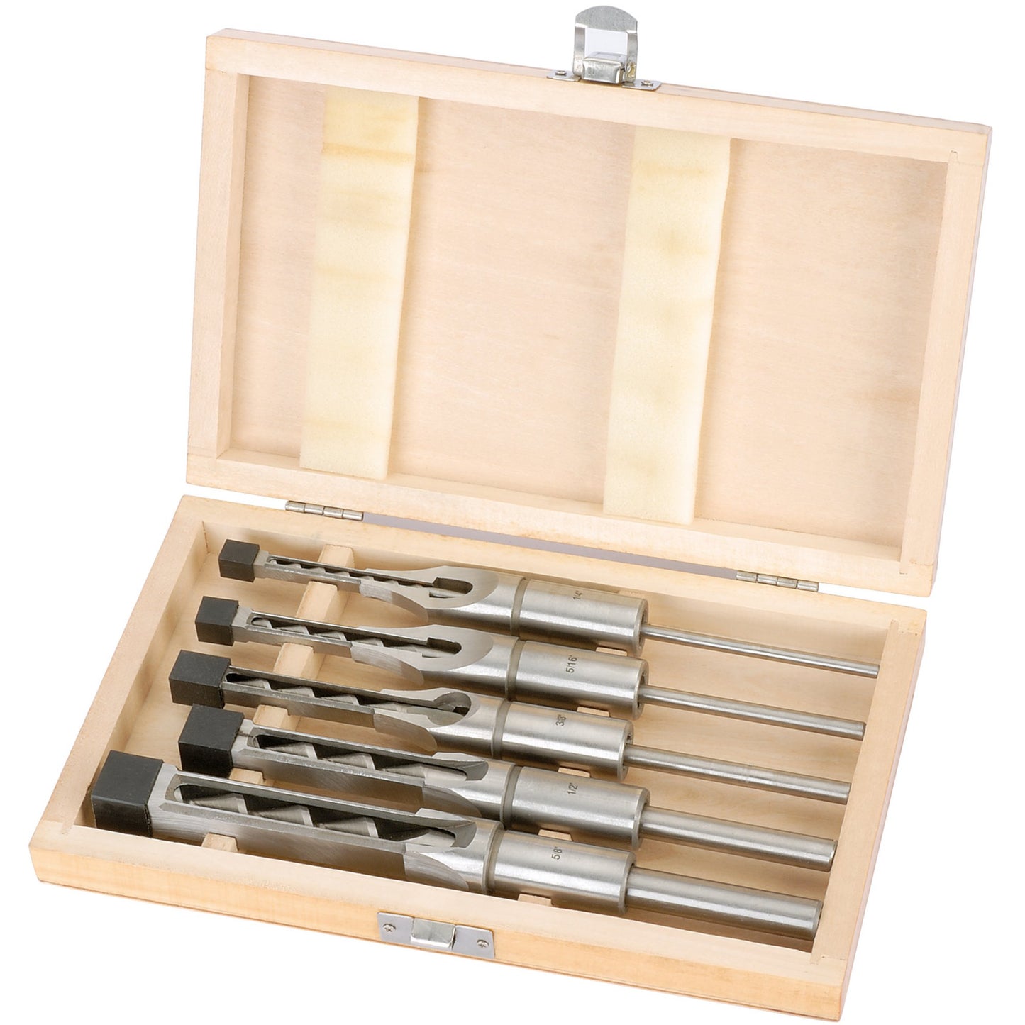 5PC MORTICE AND CHISEL BIT SET