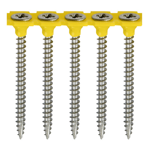 Collated Classic Multi-Purpose Screws - PZ - Double Countersunk - A2 Stainless Steel