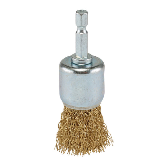 BRASSED END BRUSH 25MM