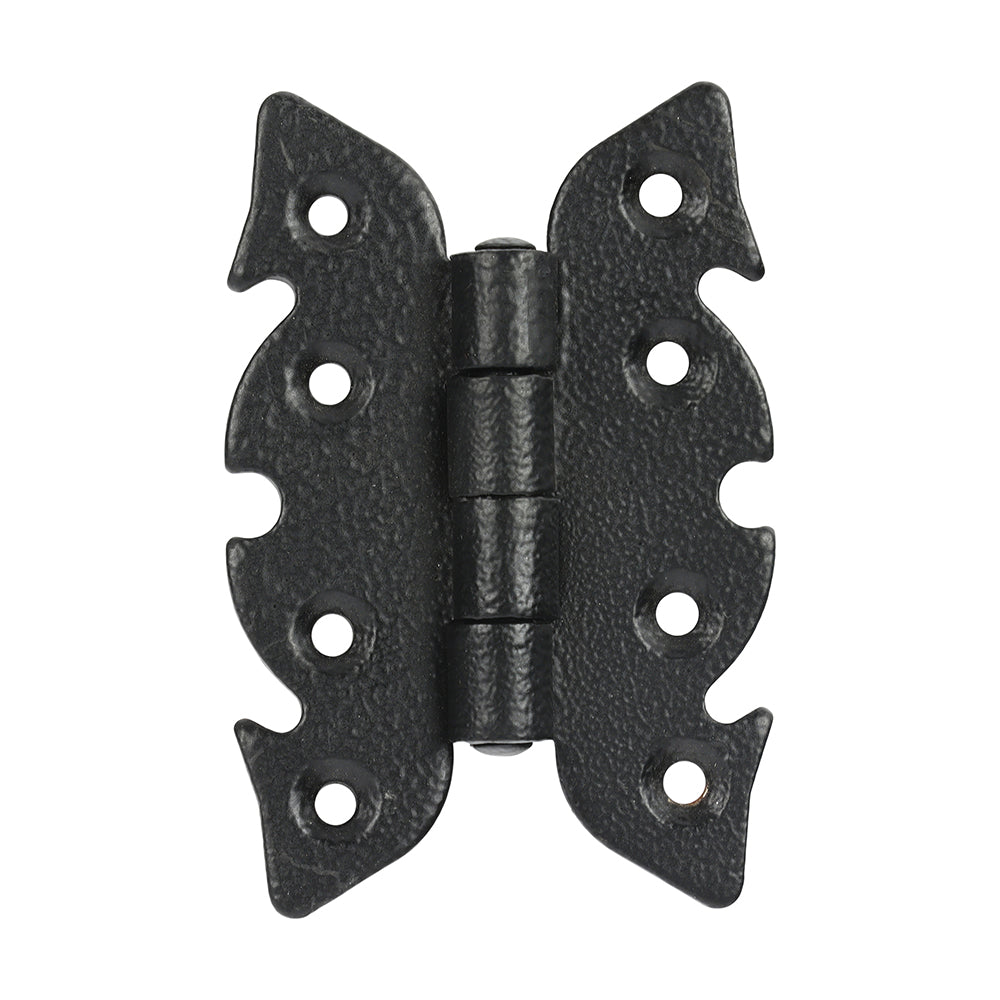 Pair of Butterfly Hinges - Antique Black