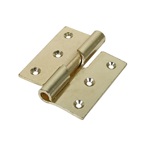 Rising Butt Hinge (466) - Right Hand - Electro Brass