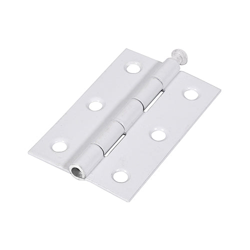Plain Butt Hinge - Loose Pin (1840) - White