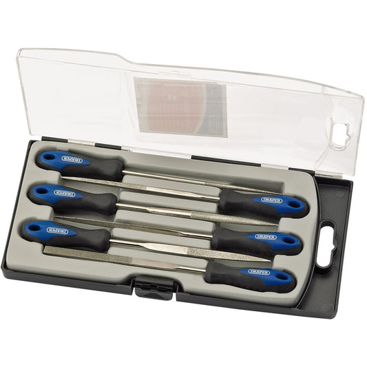 6PC SOFT GRIP DIAMOND FILE SET
