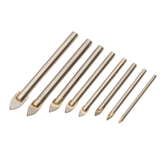 TILE & GLASS DRILL SET - 8PCS