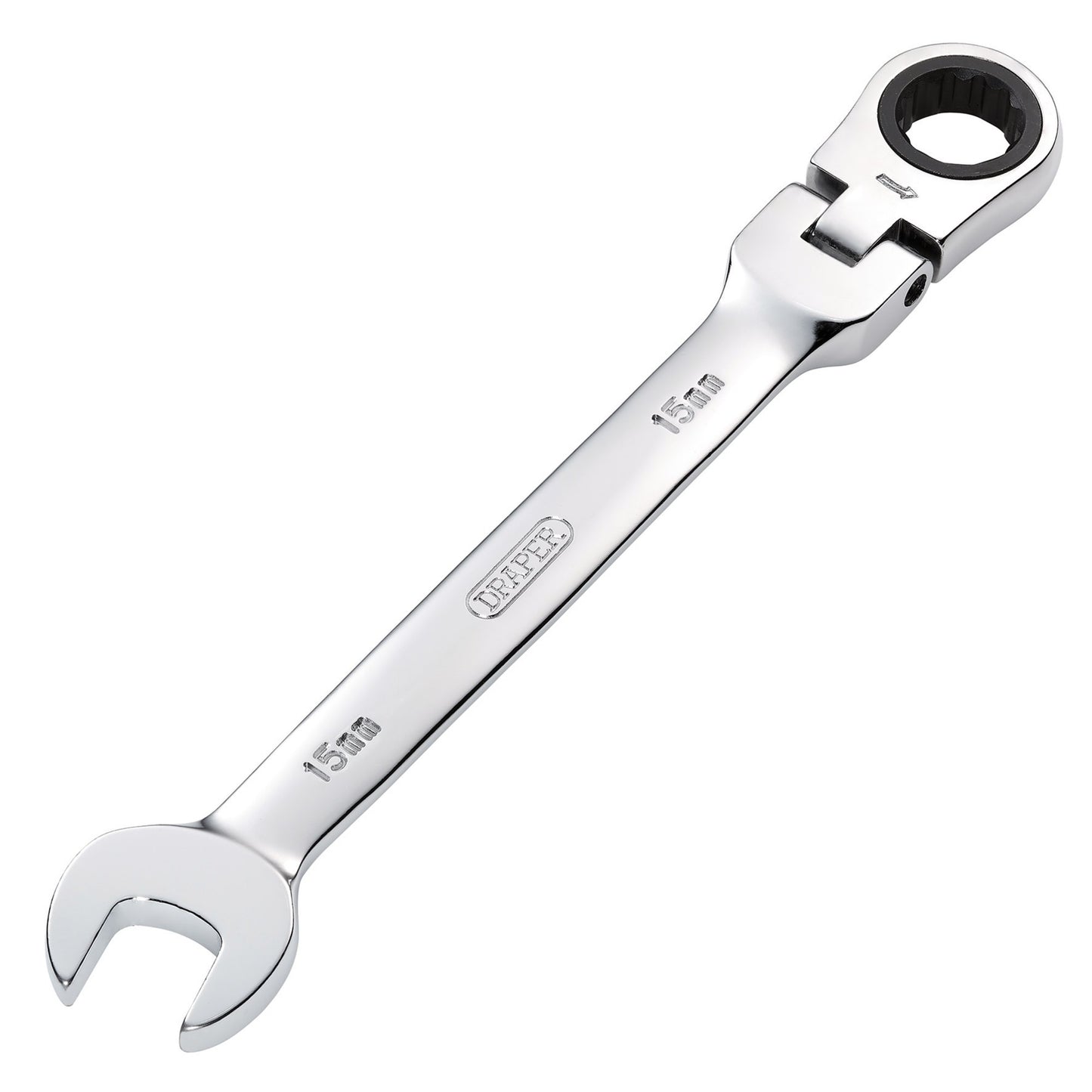 15MM FLEX HEAD RATCHET SPANNER