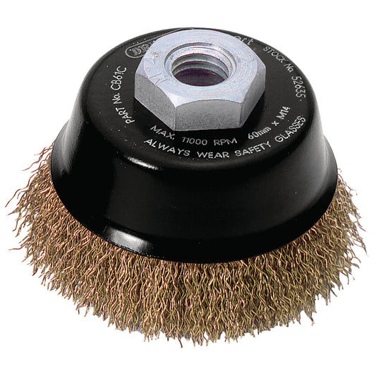 60MM CRIMPED CUP BRUSH M14