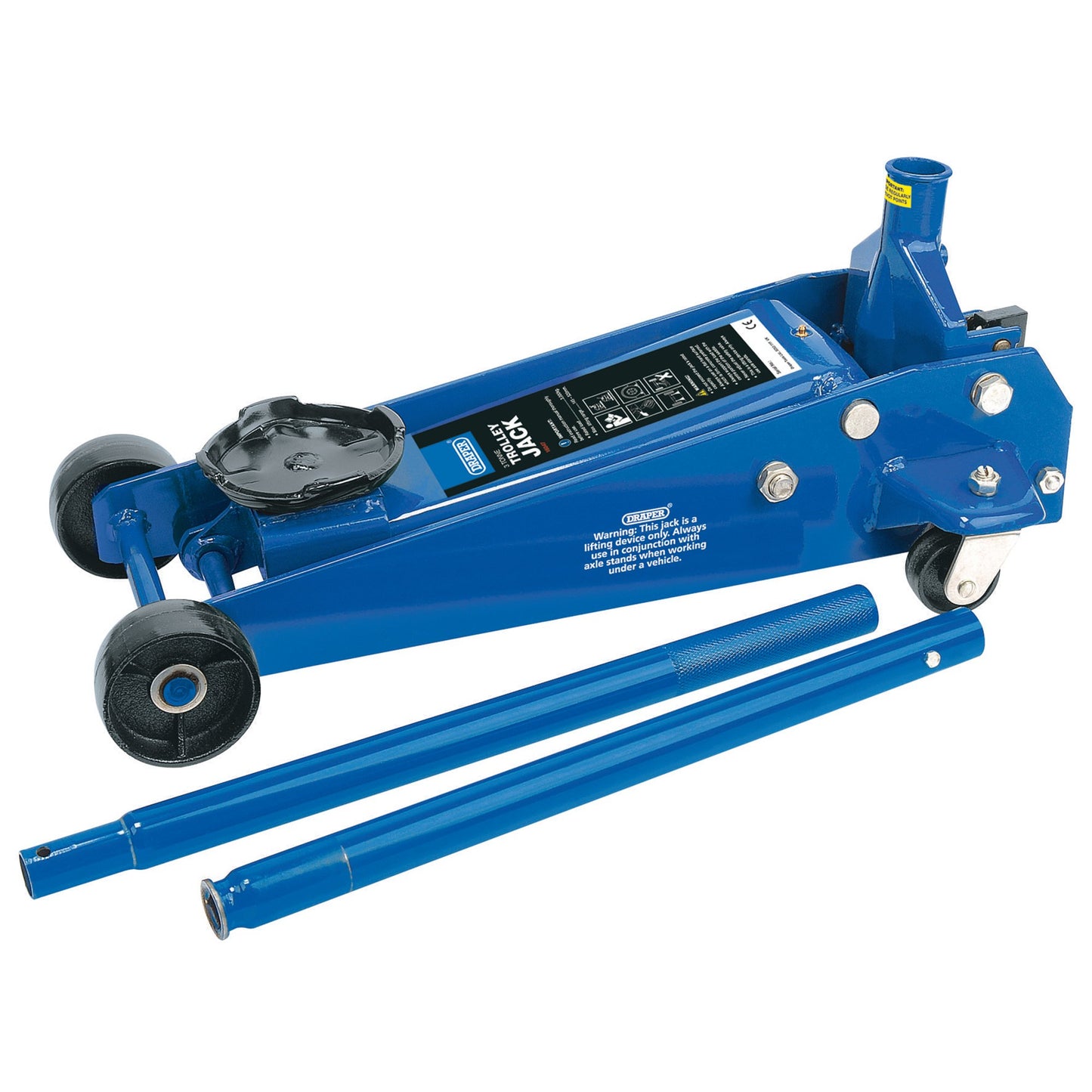 3 TONNE BLUE H/D TROLLEY JACK