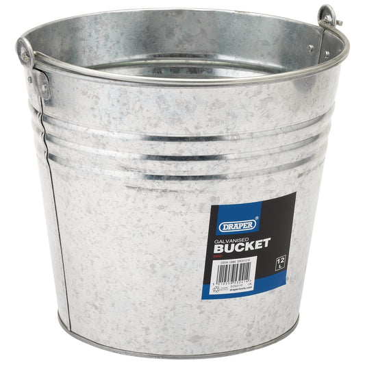 12 LITRE GALVANISED BUCKET