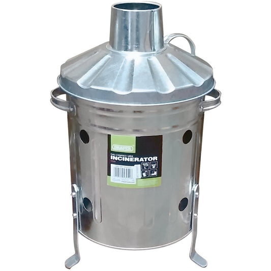 GALV. MINI INCINERATOR & LID