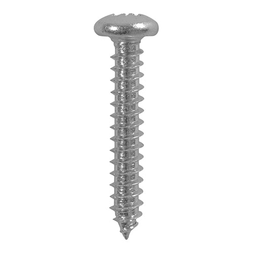 Metal Tapping Screws - PZ - Pan - Self-Tapping - A2 Stainless Steel
