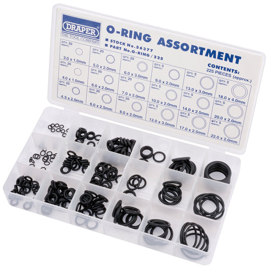 O RING ASST 225 PCS