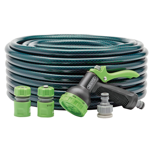30M GREEN HOSE C/W STARTER KIT