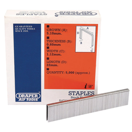 TYPE-90 STAPLES 22MM 5000PCS