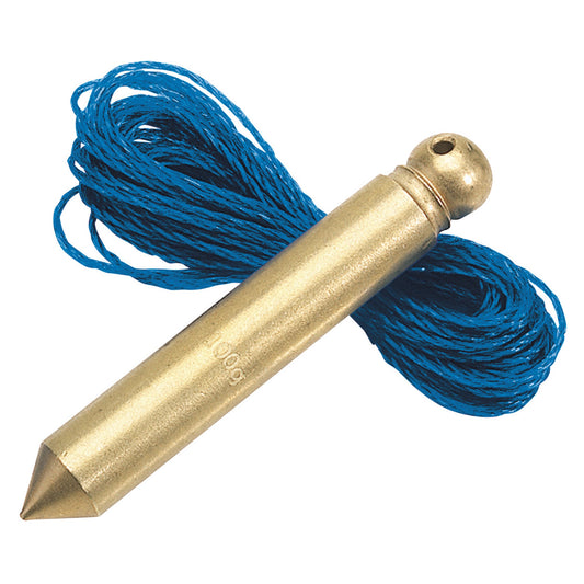 PLUMB BOB-SOLID BRASS-100G