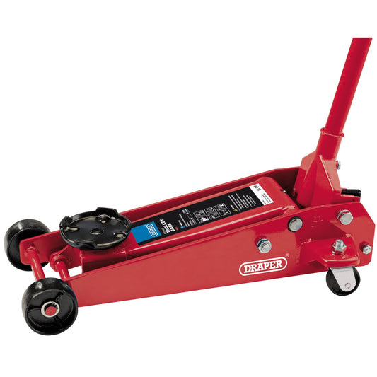 3 TONNE RED H/D TROLLEY JACK