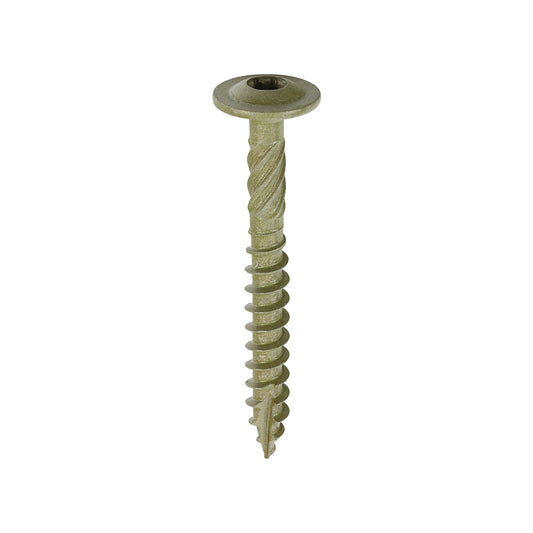 Timber Frame Construction & Landscaping Screws - Wafer - Exterior - Green Organic