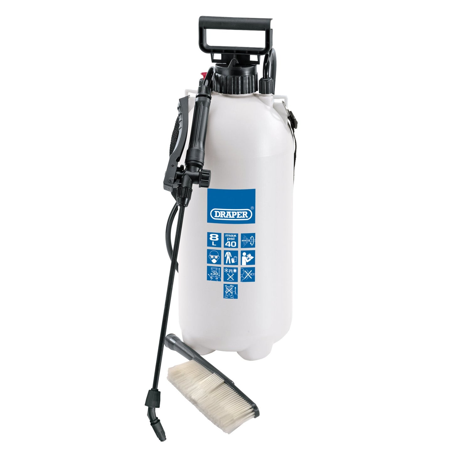 10L VEHICLE SPRAYER/WASH BRUSH