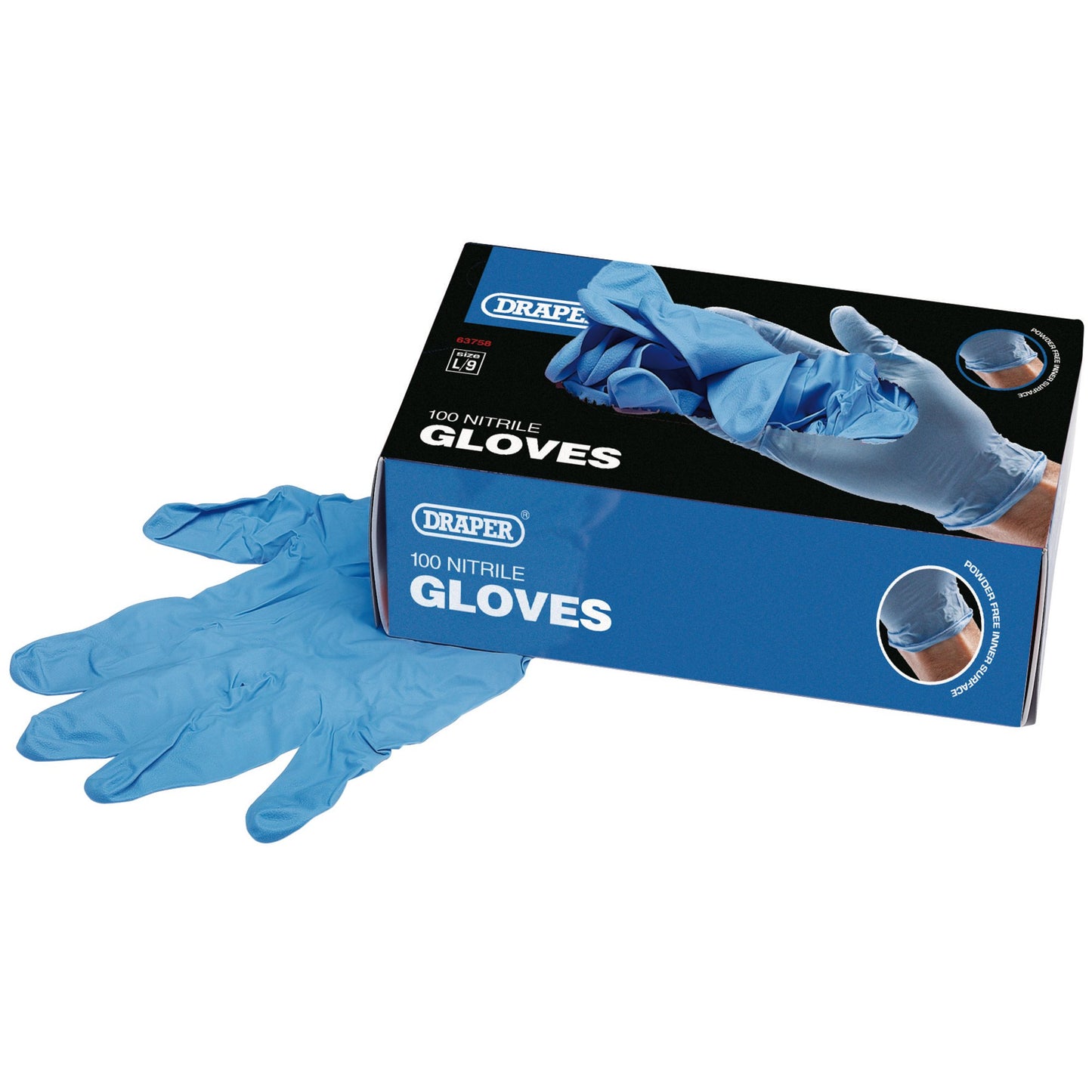 BX 100 SFT BLUE NIT.GLOVES L