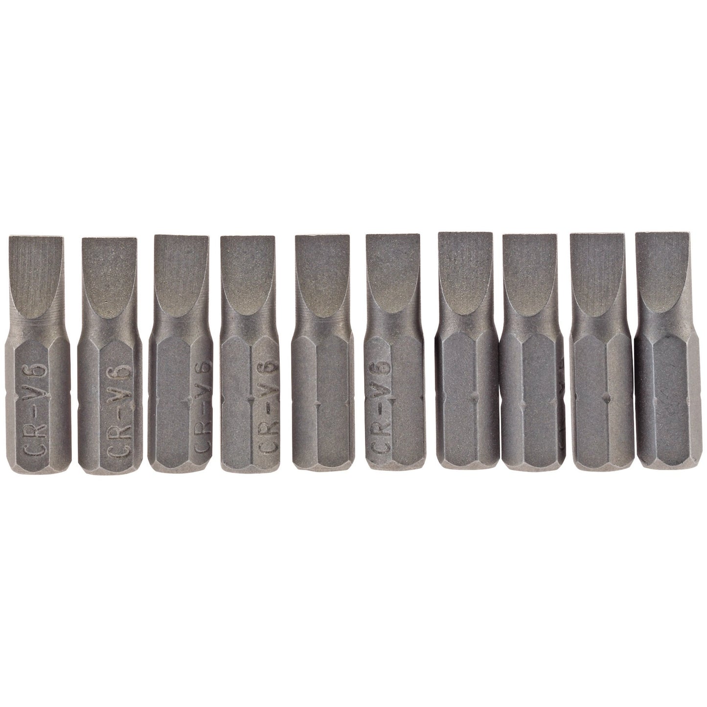 10PC 25MM 6.0MM P.SLOT.S/D BIT