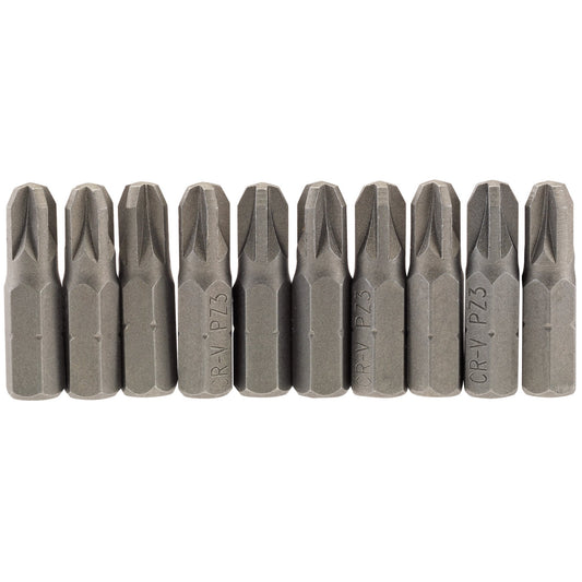 10PC 25MM NO3 PZ.S/D BIT