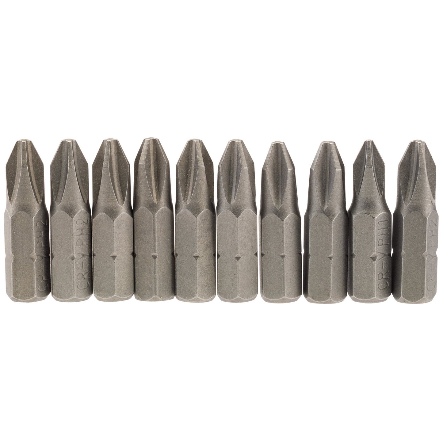 10PC 25MM NO2 C.SLOT S/D BIT