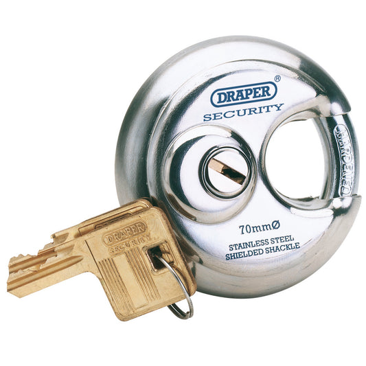 SHIELDED SHACKLE S/S PADLOCK