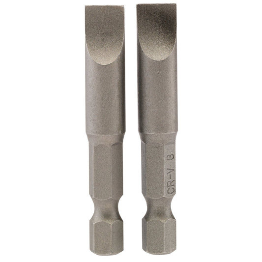 2PC 50MM 8.0MM P.SLOT.S/D BIT