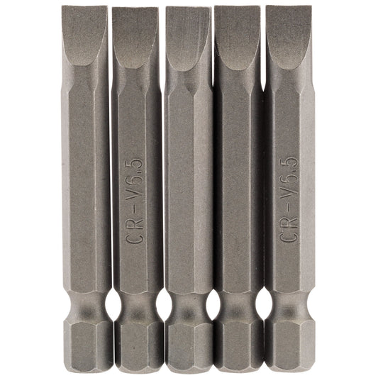 5PC 50MM 6.5MM P.SLOT.S/D BIT