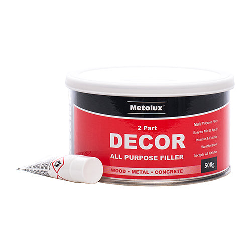 Metolux 2 Part Decor All Purpose Filler - Light Grey