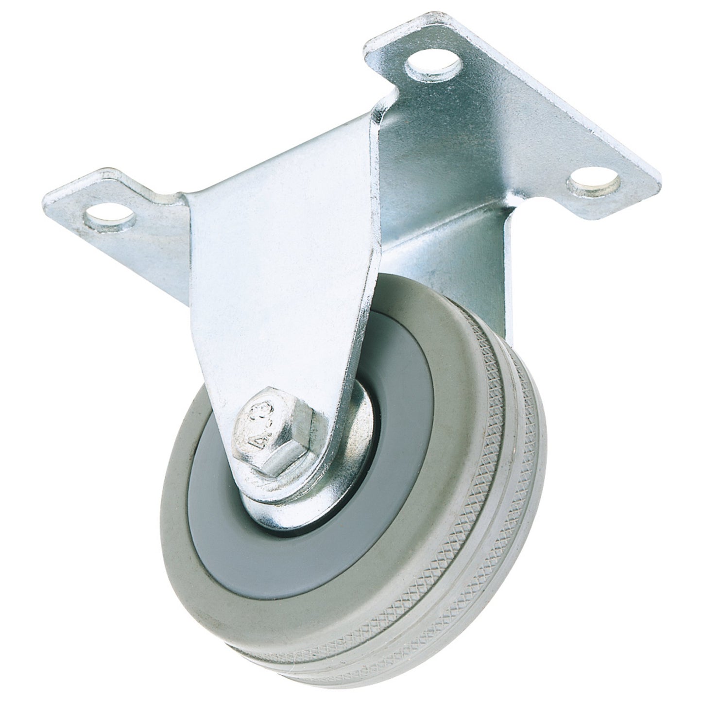 RUBBER CASTOR FIXED-50MM DIA