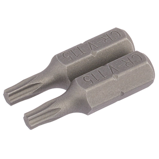 2PC 25MM T15 S/D BIT