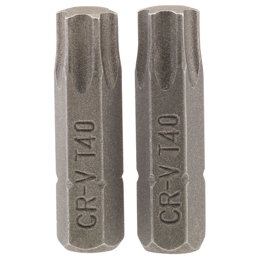 2PC 25MM T40 S/D BIT