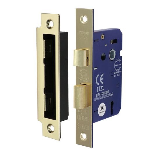 3 Lever Sashlock - Electro Brass