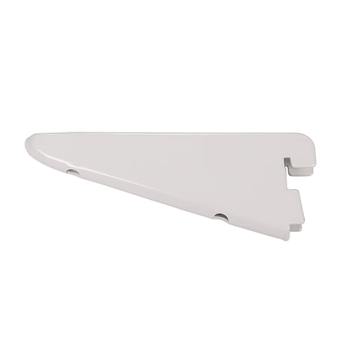 Twin Slot Shelf Bracket - White