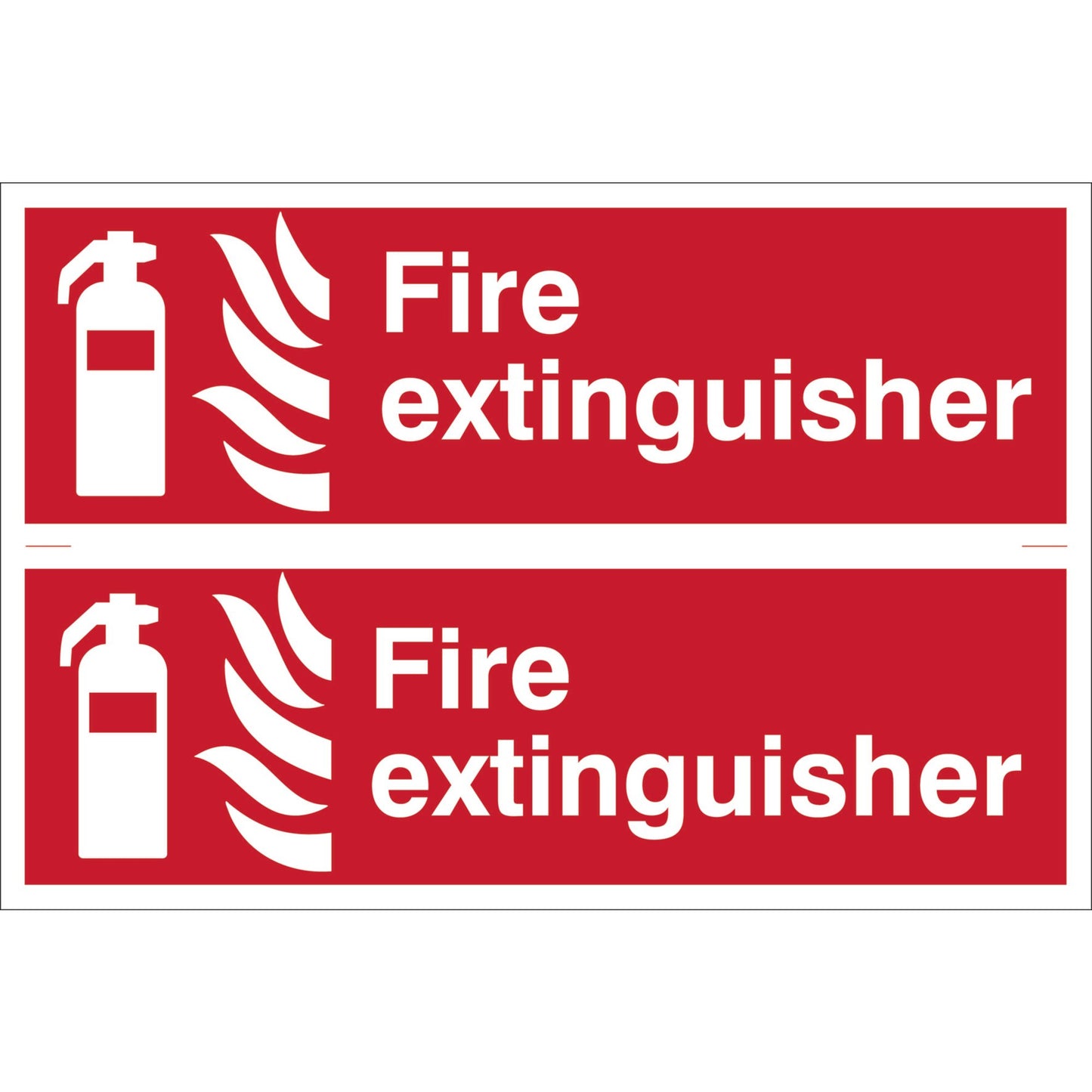FIRE EXTINGUISHER 2 SIGNS