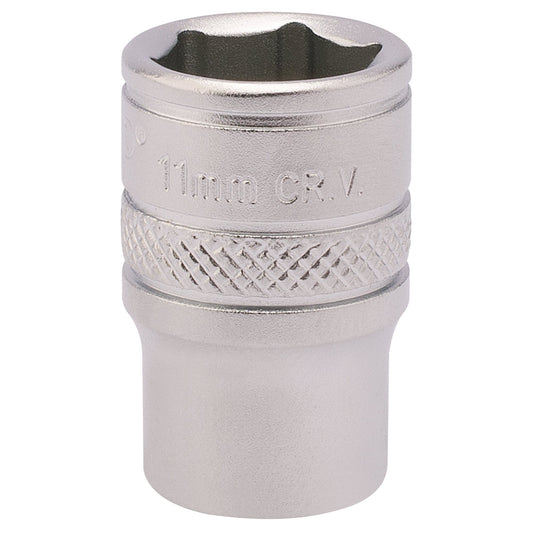 11 MM 6PT SOCKET 1/4  DR-PCKD