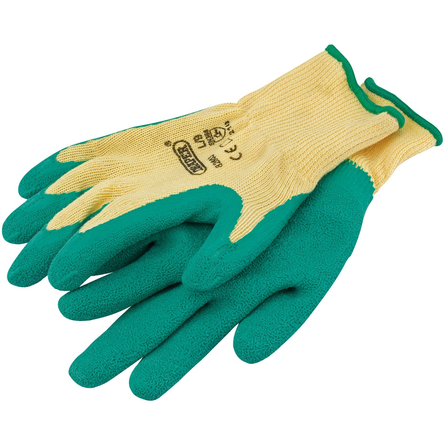 H.D.LATEX COATED GREEN GLOVE L