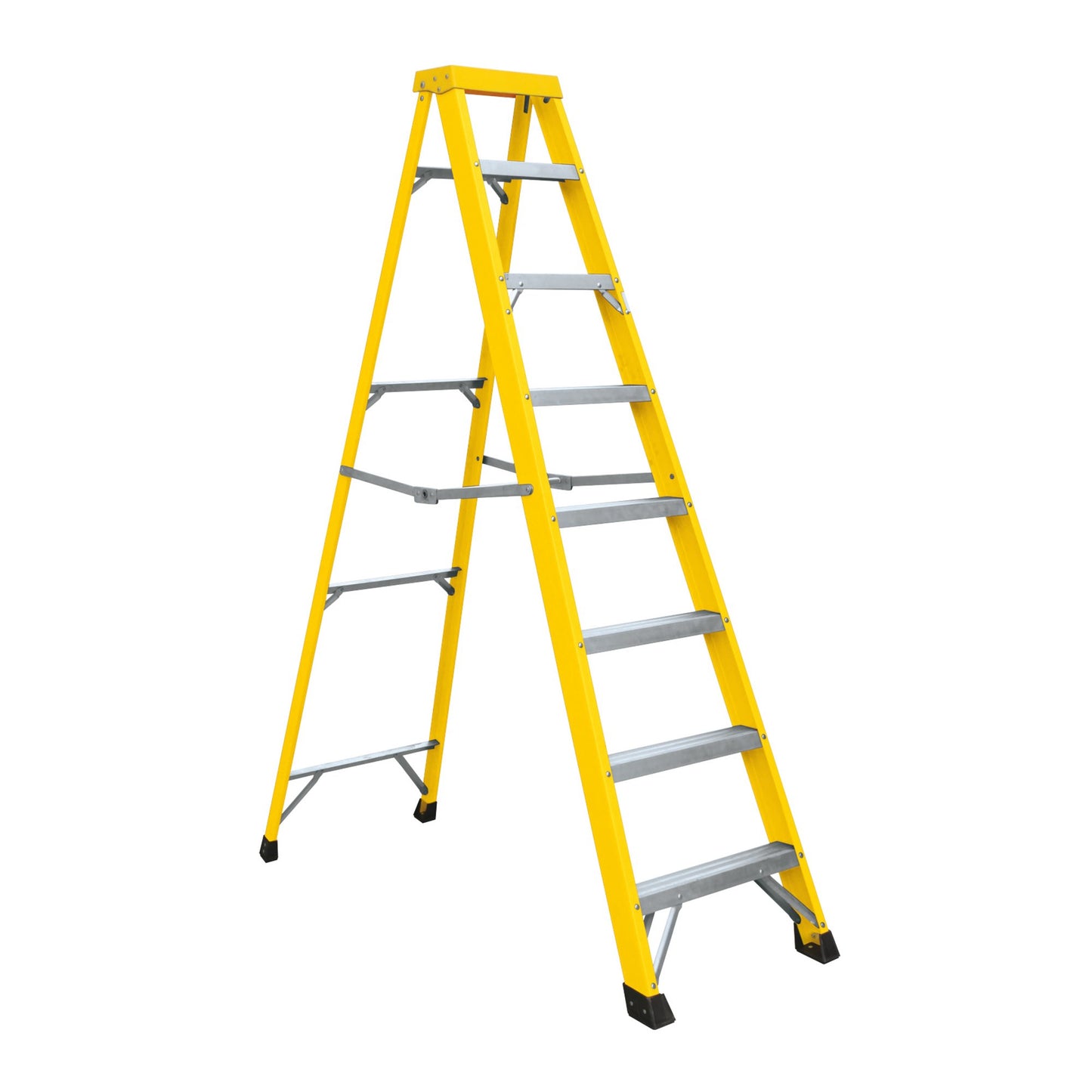 FIBREGLASS 7 STEP LADDER