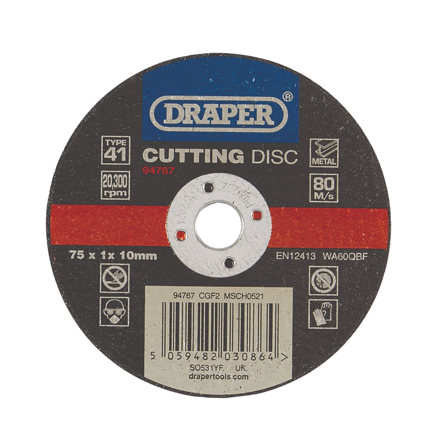 CUT/DISC METAL - 75X1MM