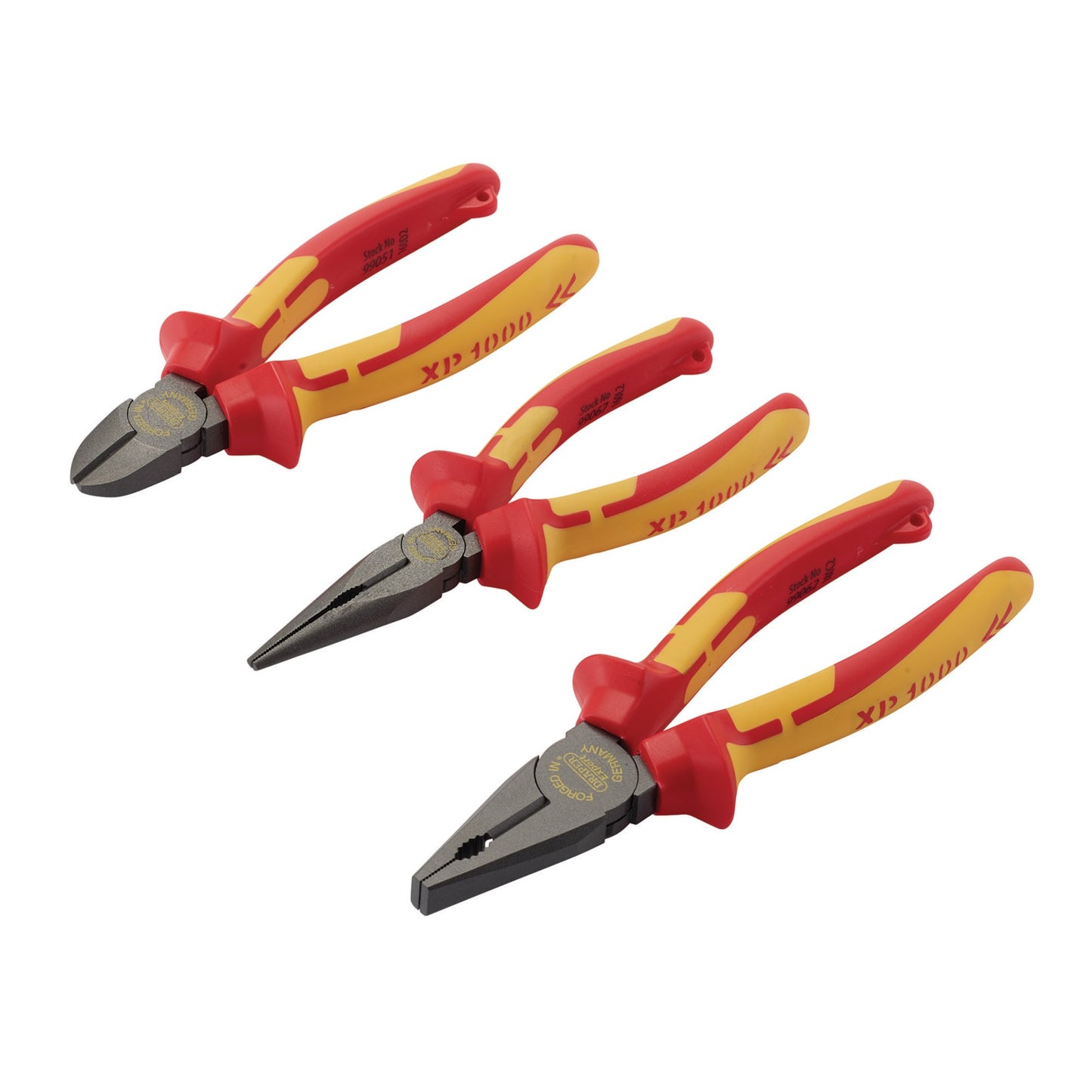 3 PC VDE PLIER SET(TETHERED)