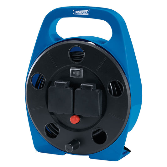 LED & 2 WAY CABLE REEL 10M/13A