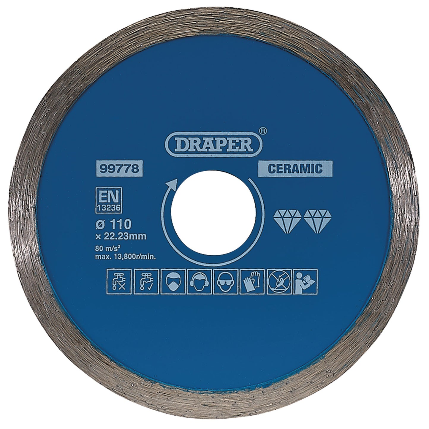 110MM CONTINUOUS DIAMOND BLADE